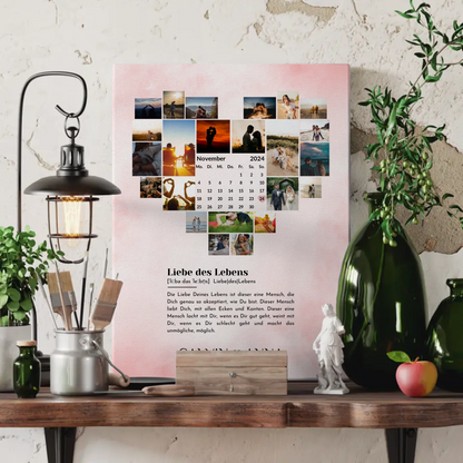 Paar Fotoleinwand Personalisiert Fotocollage Definition Liebe