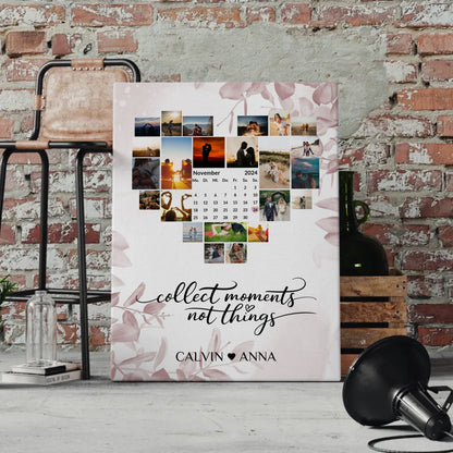 Leinwand Paare Fotocollage Collect Moments für besondere Erinnerungen