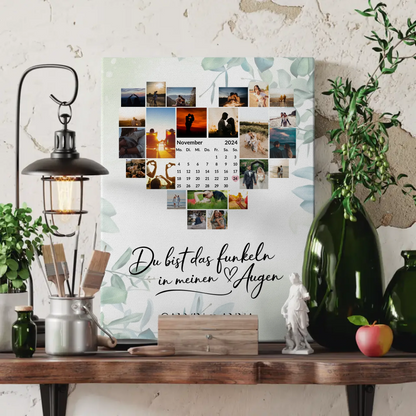 Leinwand Liebe Fotocollage Du Bist Das Funkeln Geschenk