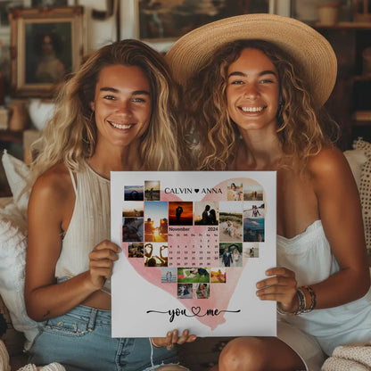 Personalisierte Fotoleinwand Fotocollage You & Me Geschenkideen