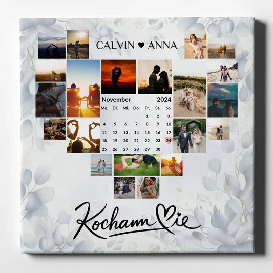 Leinwand Für Paare Fotocollage Kocham Cie Personalisiert