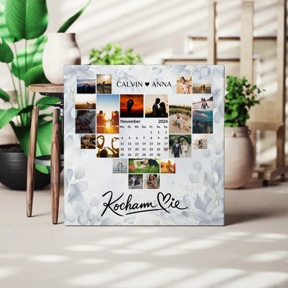 Leinwand Für Paare Fotocollage Kocham Cie Personalisiert
