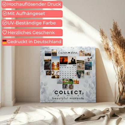Fotoleinwand für Paare Fotocollage Collect Beautiful Moments