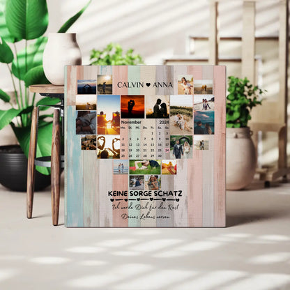 Personalisierte Fotoleinwand Fotocollage Ich Werde Dich Ewig Nerven