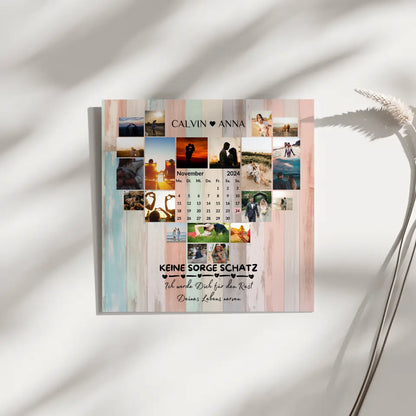 Personalisierte Fotoleinwand Fotocollage Ich Werde Dich Ewig Nerven