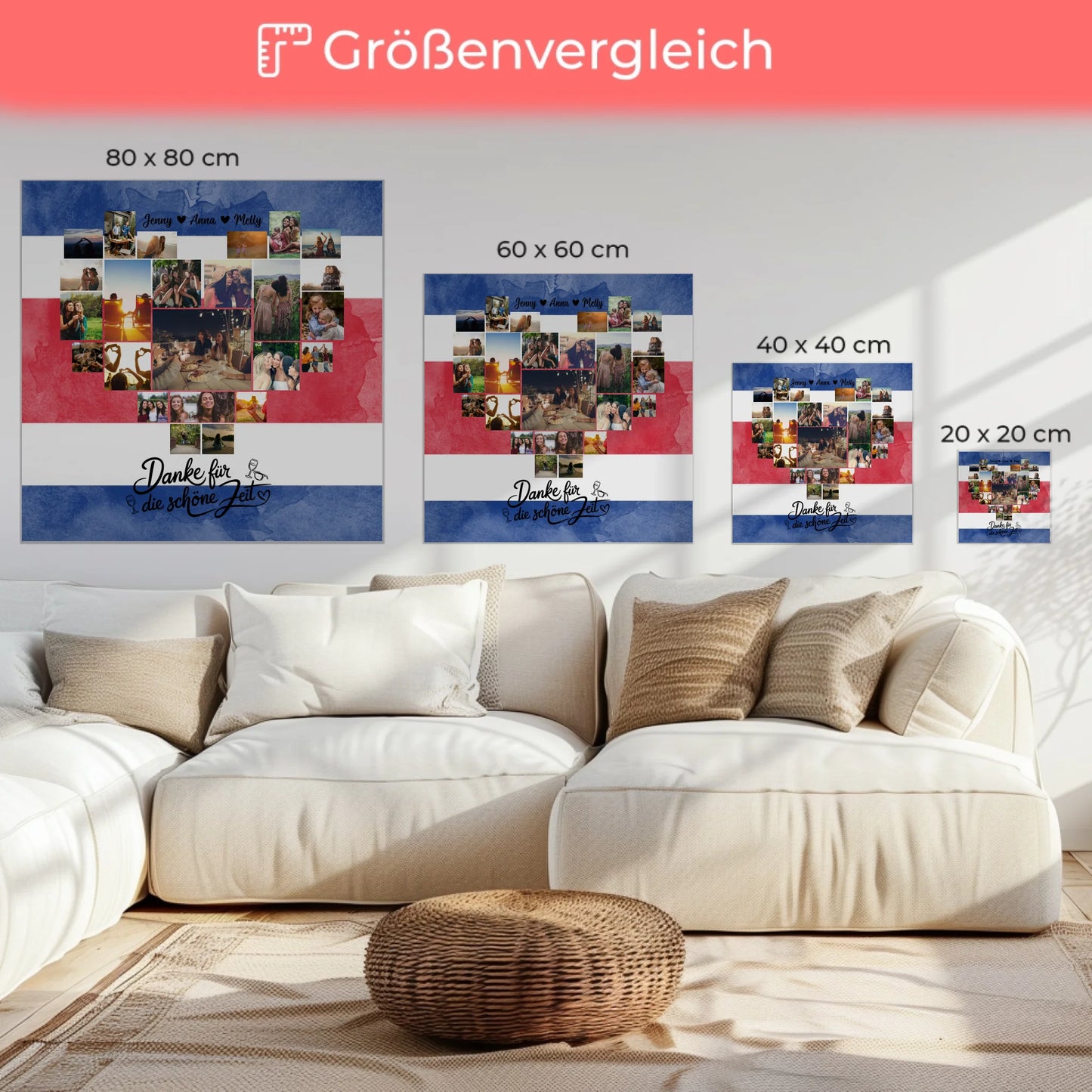 Fotoleinwand Urlaub Costa Rica Beste Freundin personalisiert