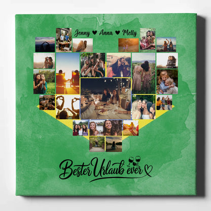 Beste Freundin Leinwand Fotocollage Brasilien Geschenkidee