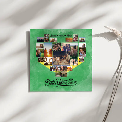 Beste Freundin Leinwand Fotocollage Brasilien Geschenkidee