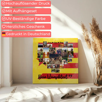 Personalisierte Fotoleinwand Fotocollage Beste Freundin Estelada