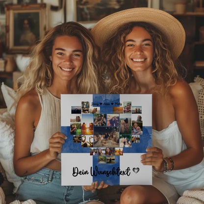 Fotoleinwand Fotocollage Beste Freundin aus Finnland gestalten