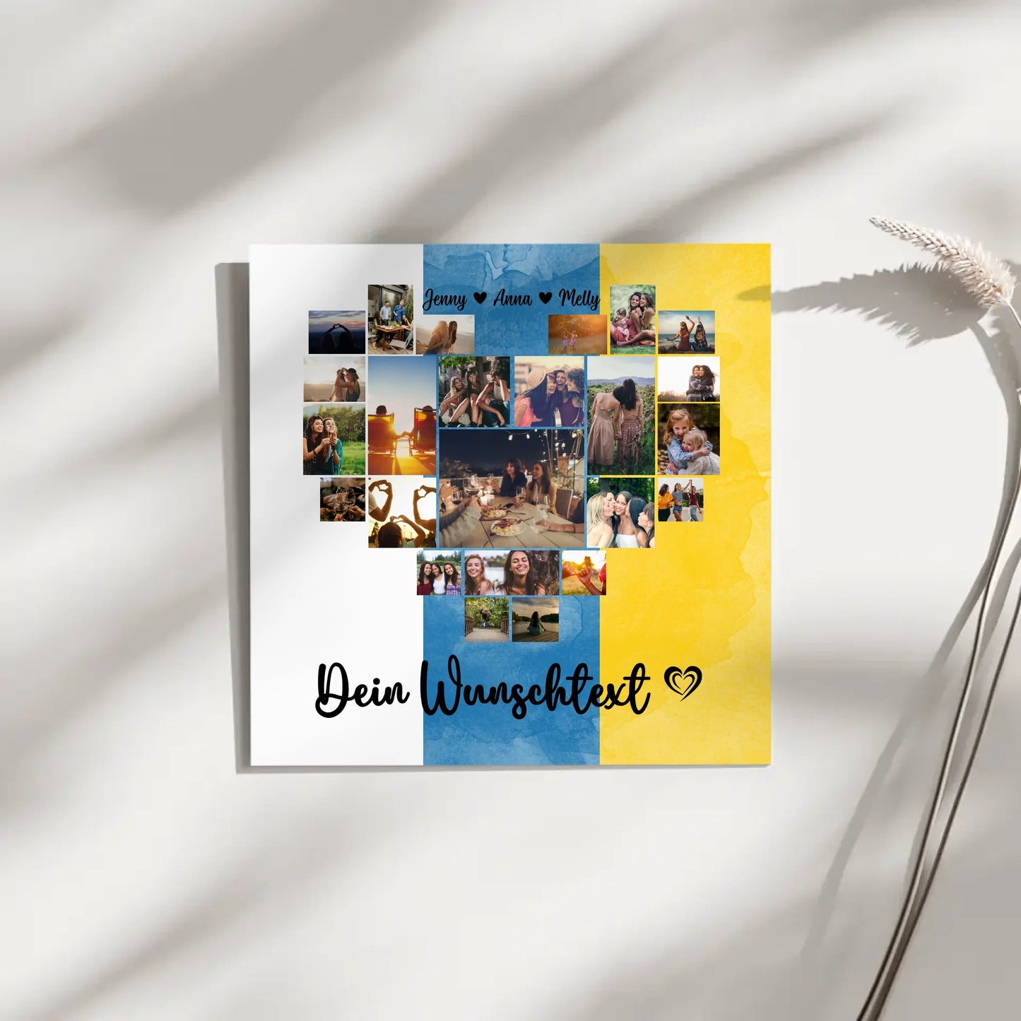 Leinwand mit Fotos Fotocollage Beste Freundin Kanaren Geschenk