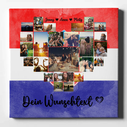 Personalisierte Fotoleinwand Urlaub Beste Freundin Kroatien