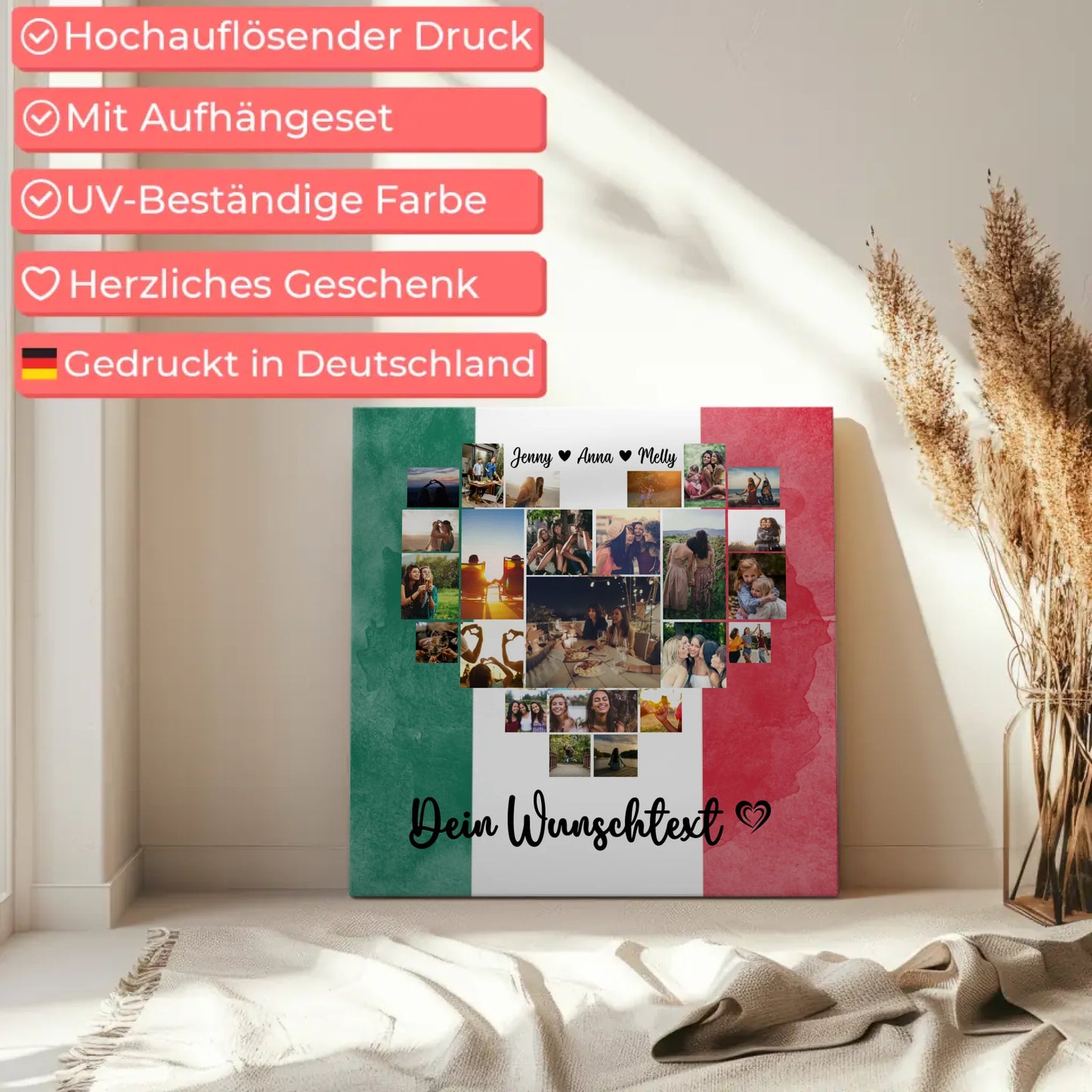 Personalisierte Leinwand Für Paare Urlaub Mexiko gestalten