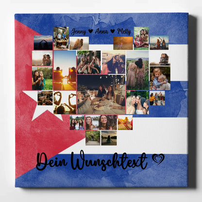 Leinwand Personalisiert Urlaub Erinnerung Kuba gestalten