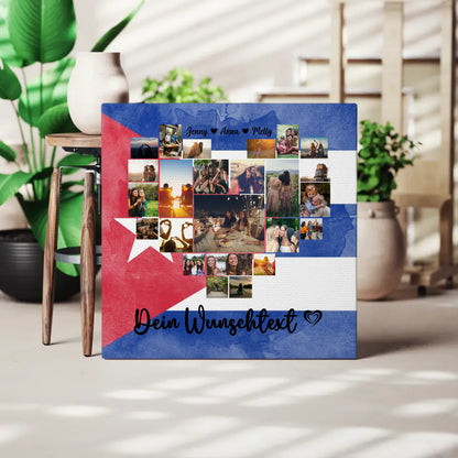 Leinwand Personalisiert Urlaub Erinnerung Kuba gestalten