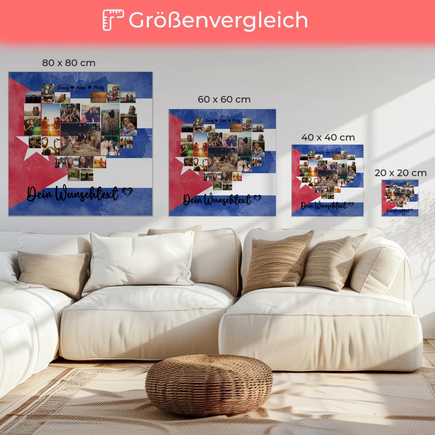 Leinwand Personalisiert Urlaub Erinnerung Kuba gestalten