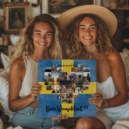 Paar Fotoleinwand Urlaub Erinnerung Schweden personalisiert