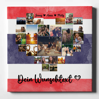 Leinwand Personalisiert Urlaub Erinnerung Thailand Kunstwerk