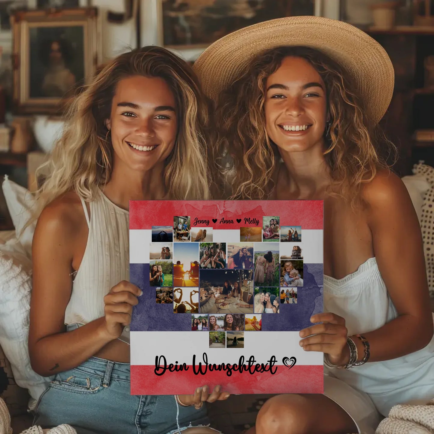 Leinwand Personalisiert Urlaub Erinnerung Thailand Kunstwerk