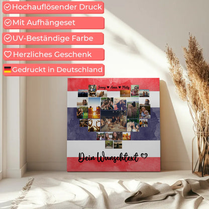 Leinwand Personalisiert Urlaub Erinnerung Thailand Kunstwerk