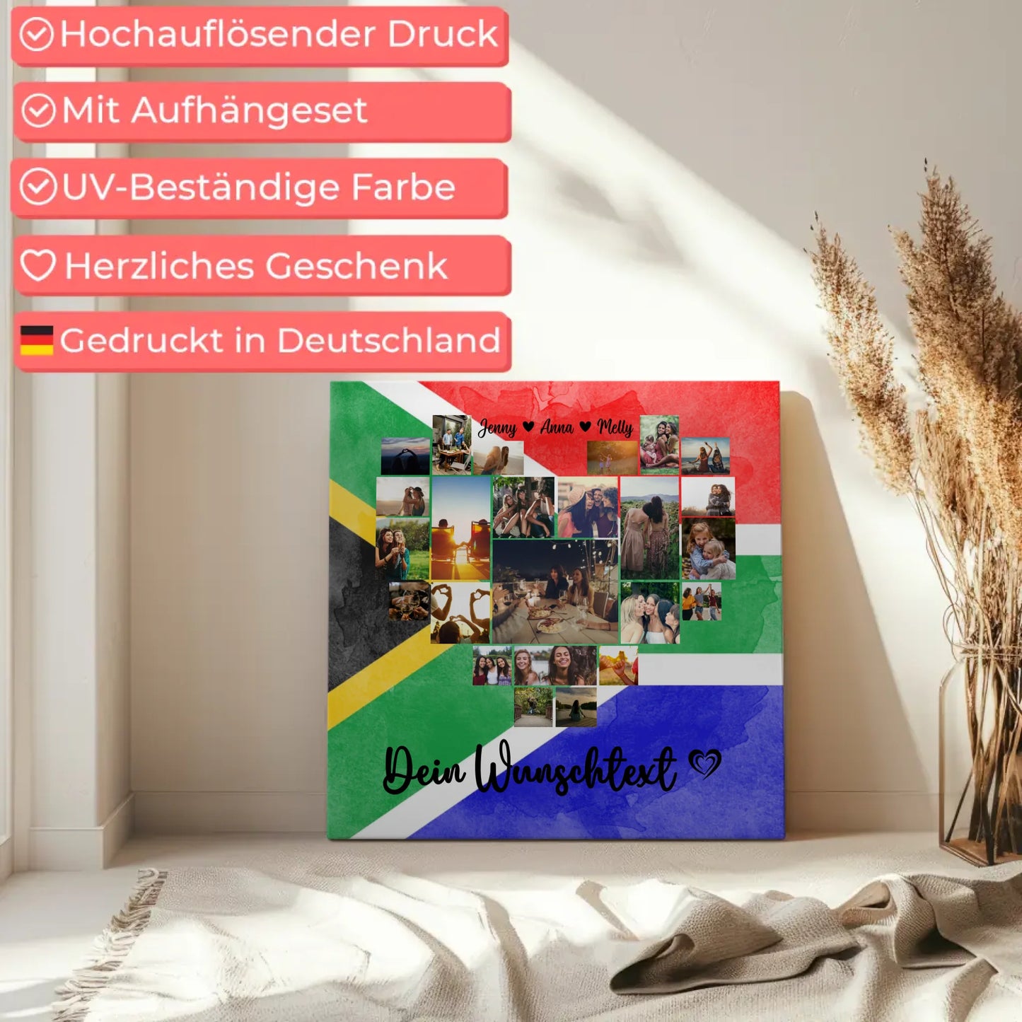 Fotoleinwand Für Paare Urlaub Südafrika Personalisierte Geschenke