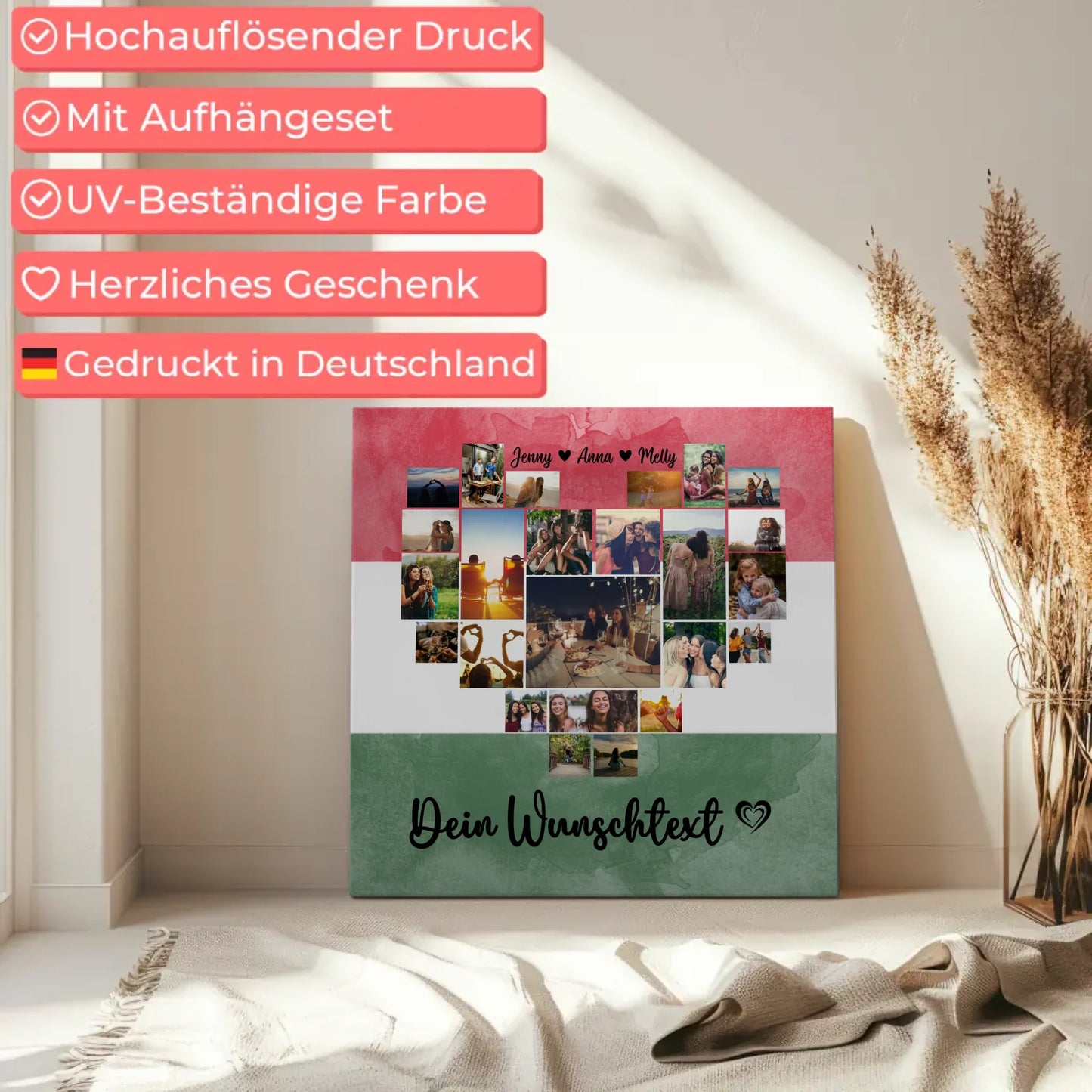 Paar Fotoleinwand Urlaub Erinnerung Ungarn individuell gestalten