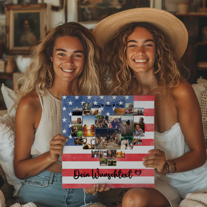 Leinwand Für Paare Urlaub Erinnerung USA personalisiert