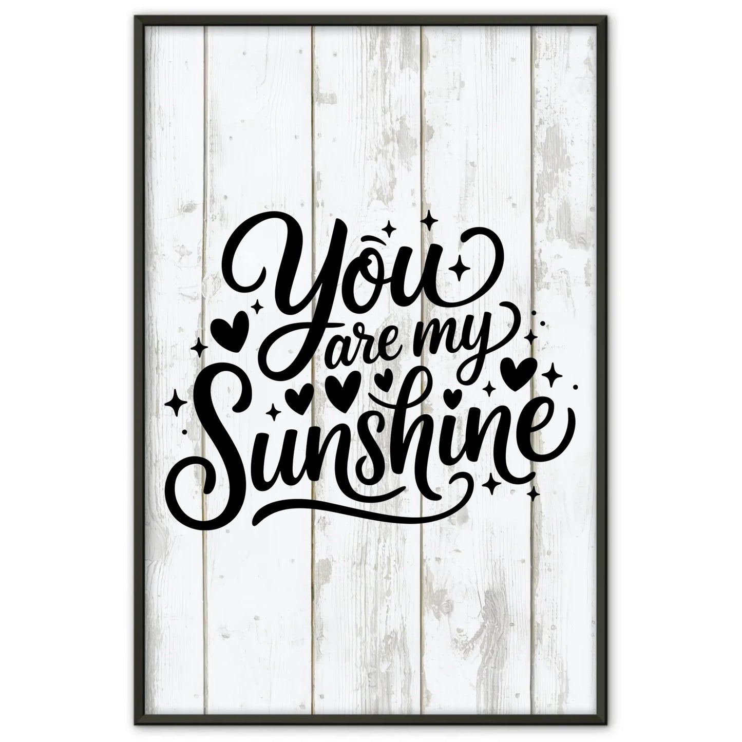 Sprüche Poster You are my sunshine personalisierte Geschenke