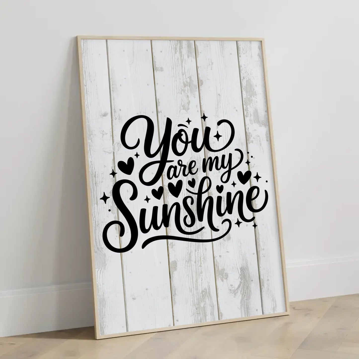 Sprüche Poster You are my sunshine personalisierte Geschenke