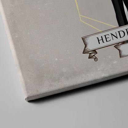 Leinwand Hochzeit Herzlich Willkommen Vintage Geschenke Personalisiert