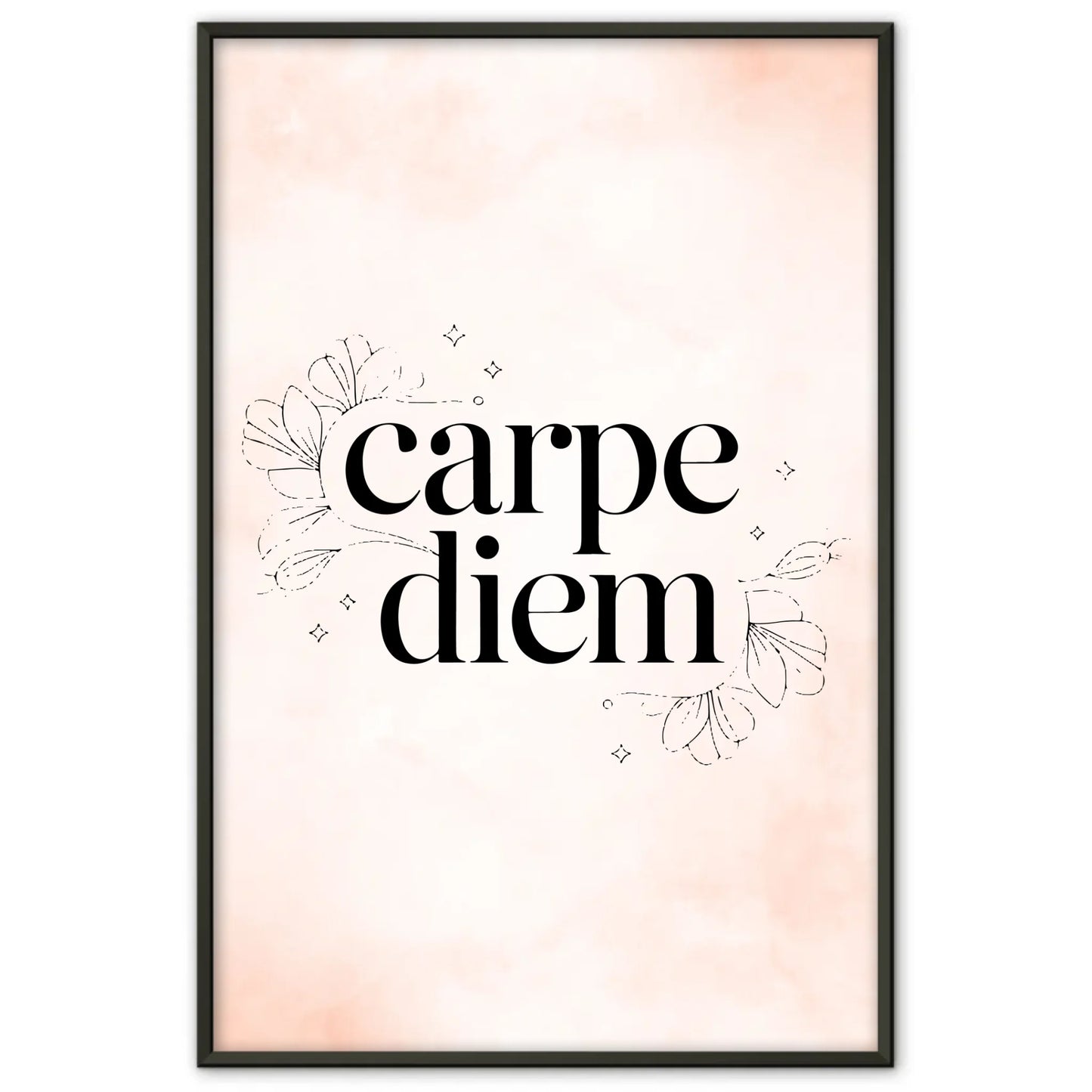 Poster mit Spruch Carpe Diem für personalisierte Geschenke
