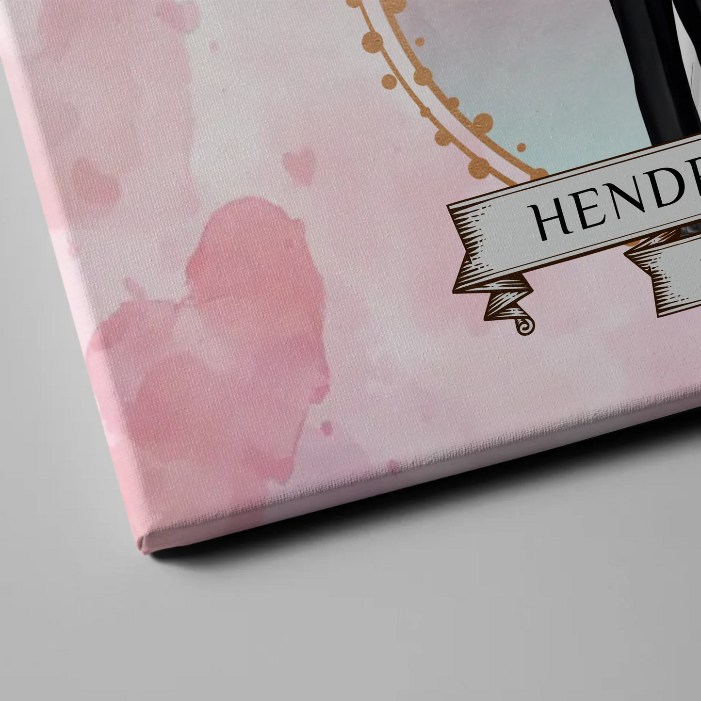 Willkommens Leinwand Hochzeit Watercolor personalisierte Geschenke