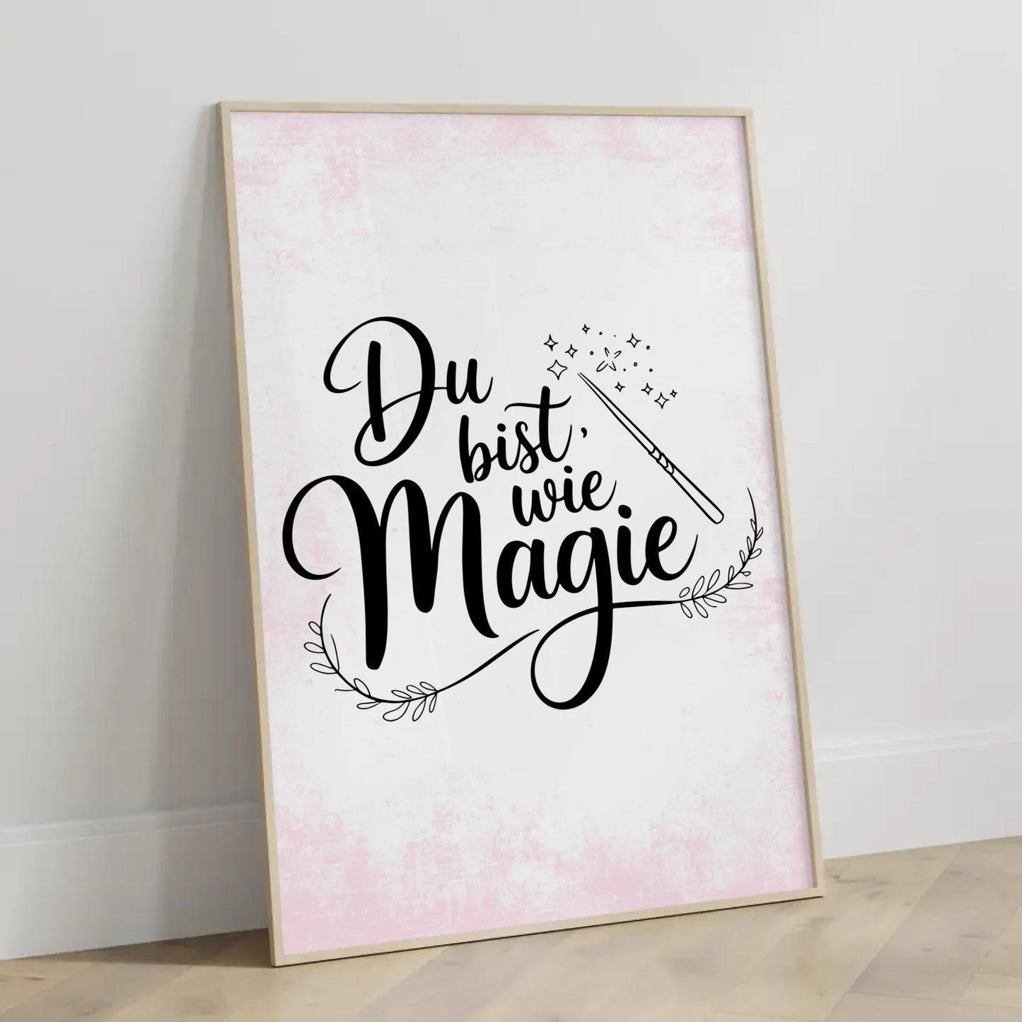 Poster Mit Spruch Du bist wie Magie für persönliche Geschenke