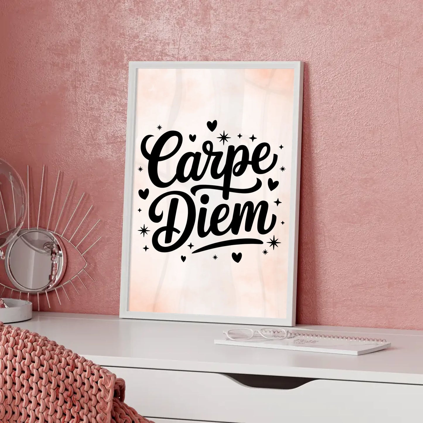 Sprüche Poster Carpe Diem personalisierte Geschenke gestalten