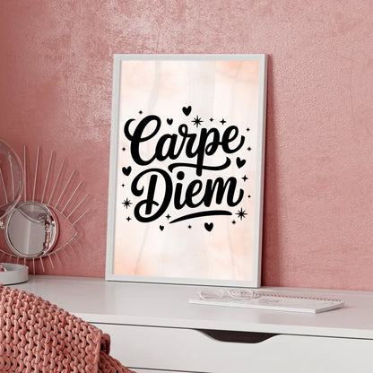 Sprüche Poster Carpe Diem personalisierte Geschenke gestalten