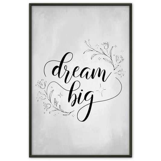 Sprüche Poster Dream big für persönliche Geschenke gestalten