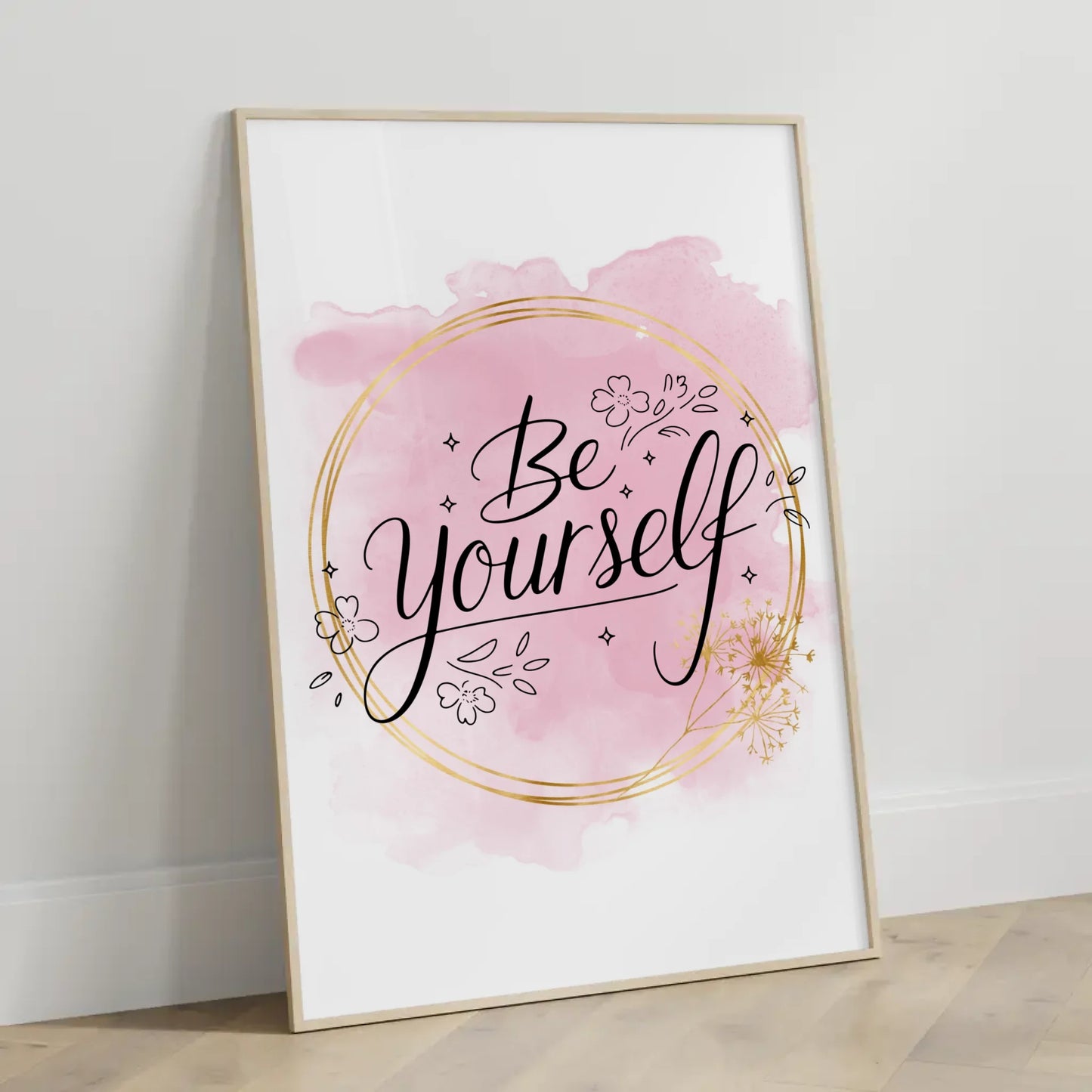 Spruchposter Be yourself personalisierte Geschenke online bestellen