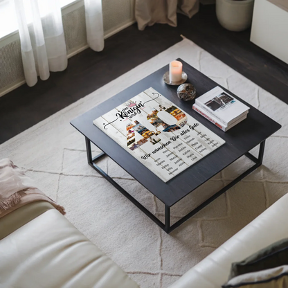 Magnetisches Poster mit Wunschtext 40 Geburtstag Fotoboard