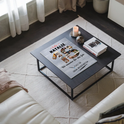 Magnetisches Fotoboard Poster mit Wunschtext 18 Geburtstag für Schwester Tochter Freundin