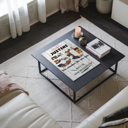 Magnet Poster mit Wunschtext 50 Geburtstag für Mama