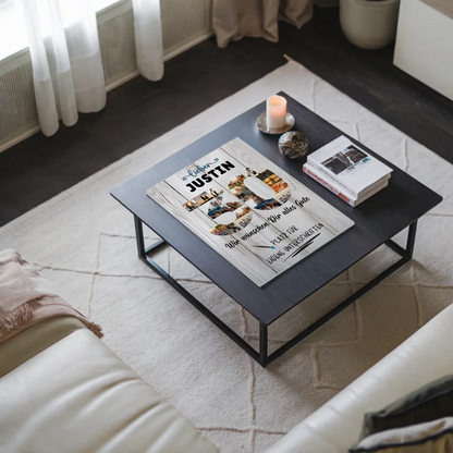 Magnet Wandbild mit Unterschriften 30 Geburtstag Papa Bruder