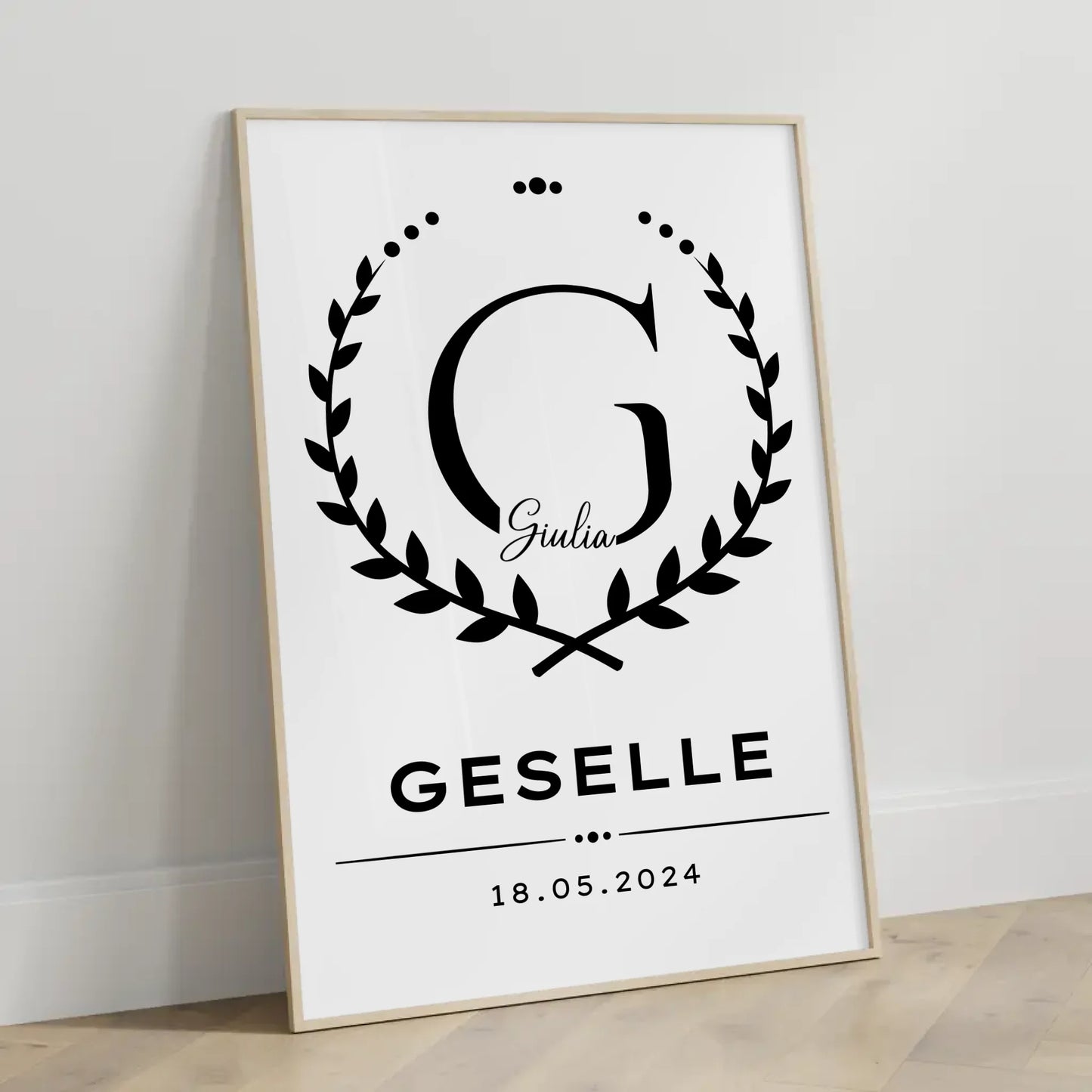 Personalisiertes Poster Geschenk Zum Abschluss Ausbildung