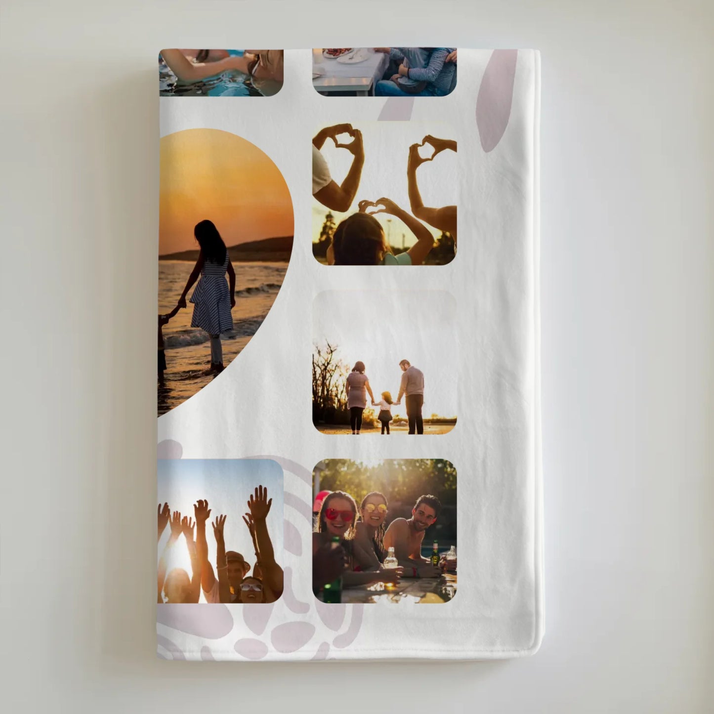 Foto Auf Kuscheldecke Fotocollage mit Schönem Spruch Tante