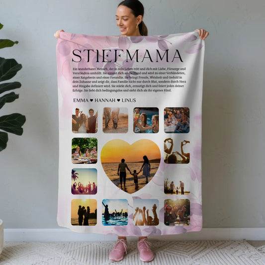 Foto Auf Decke PersonalisiertStiefmamaFotocollage Definition