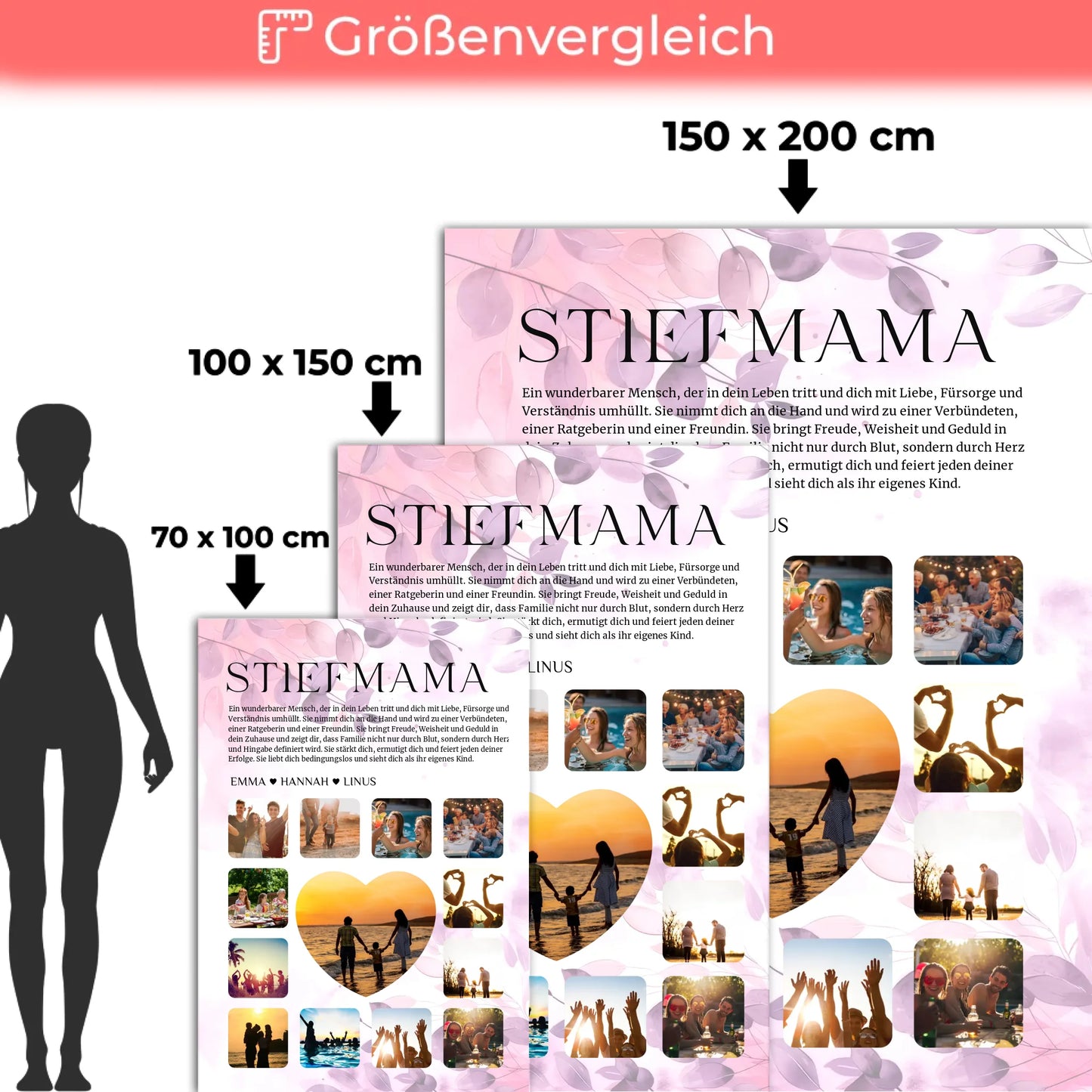 Foto Auf Decke PersonalisiertStiefmamaFotocollage Definition