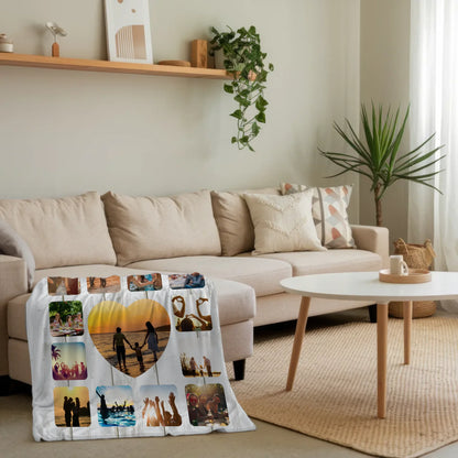 Decke Personalisiert Fotocollage Definition fuer Schwester