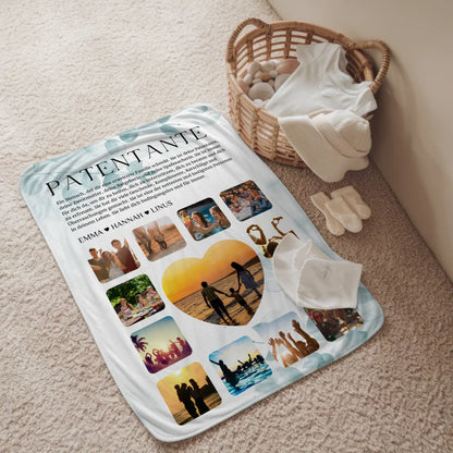 Individuelle Fotodecke Fotocollage Definition Patentante