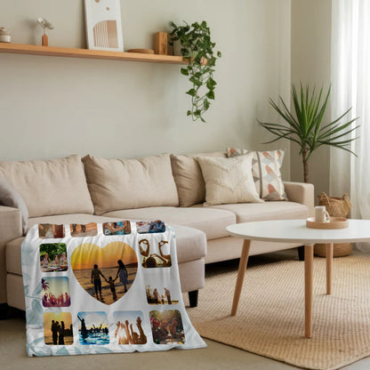 Geschenk Kuscheldecke Mit Foto Fotocollage Definition Neffe