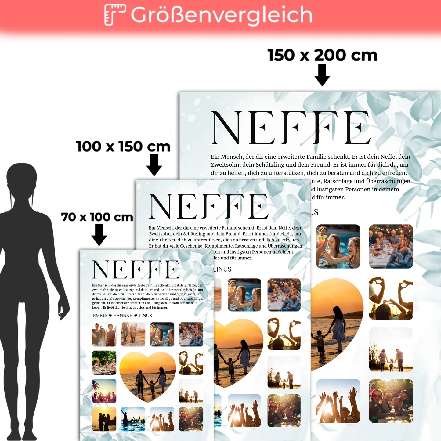 Geschenk Kuscheldecke Mit Foto Fotocollage Definition Neffe