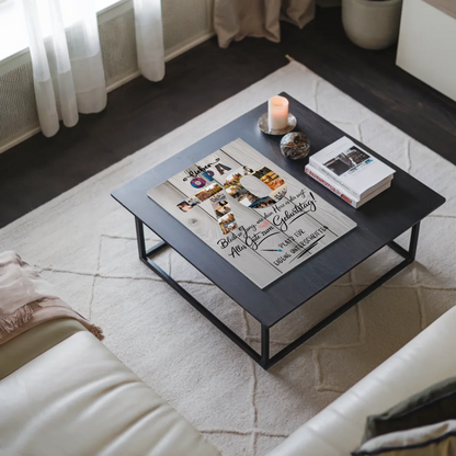 Fotoboard Poster magnetisch mit Wunschtext Opa 70 Geburtstag